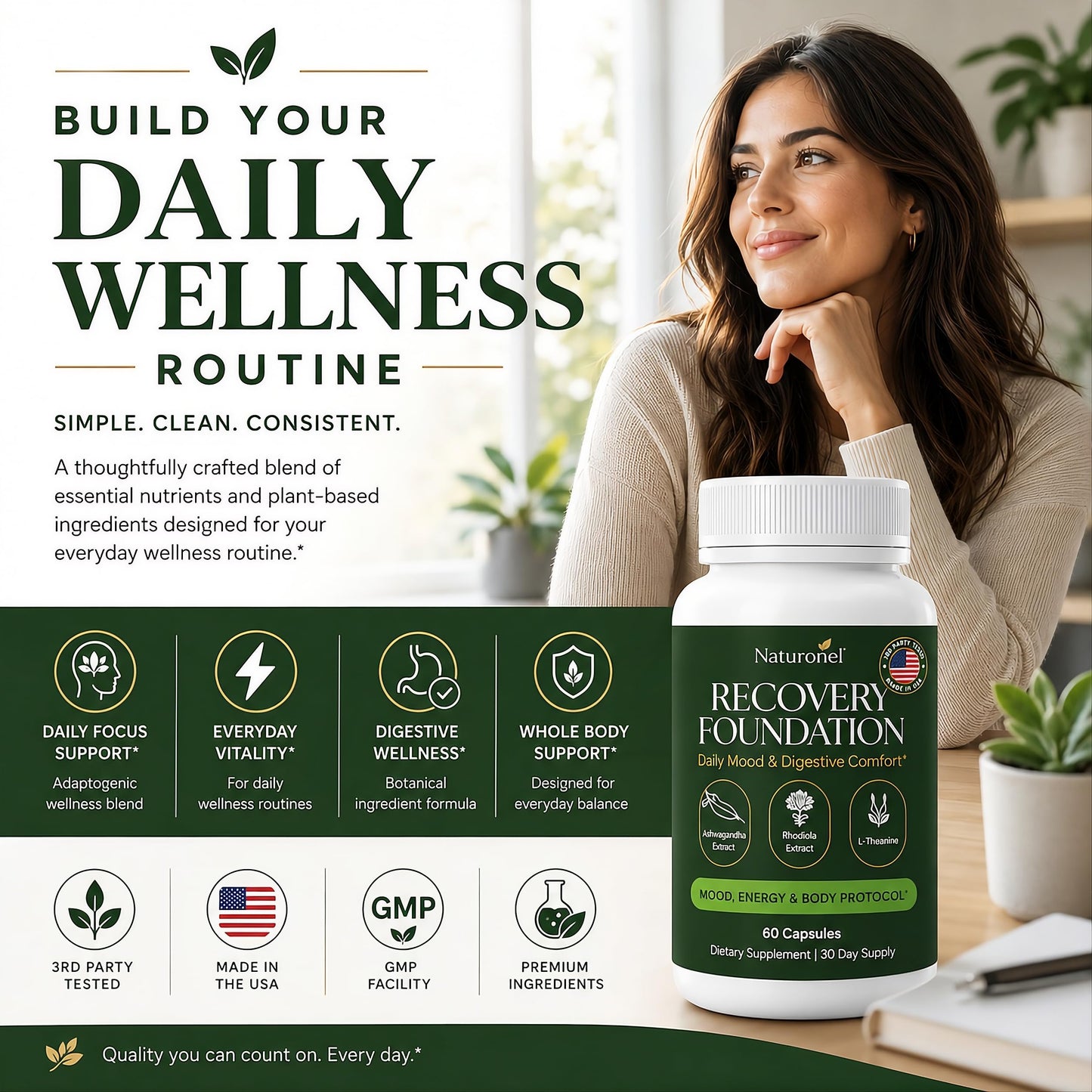 Naturonel Recovery Foundation Capsules 120