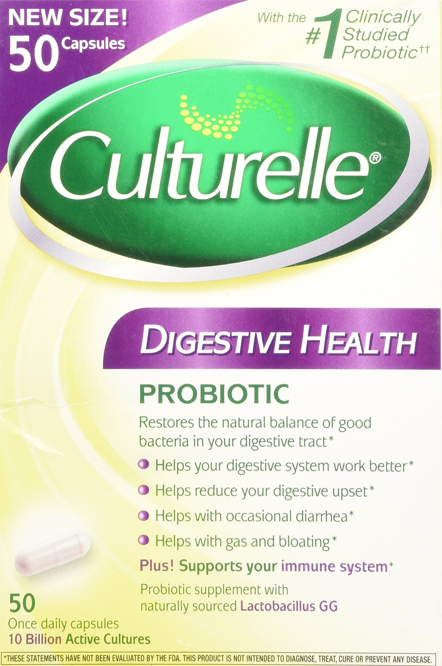 Culturelle Digestive Capsule, 50 Count