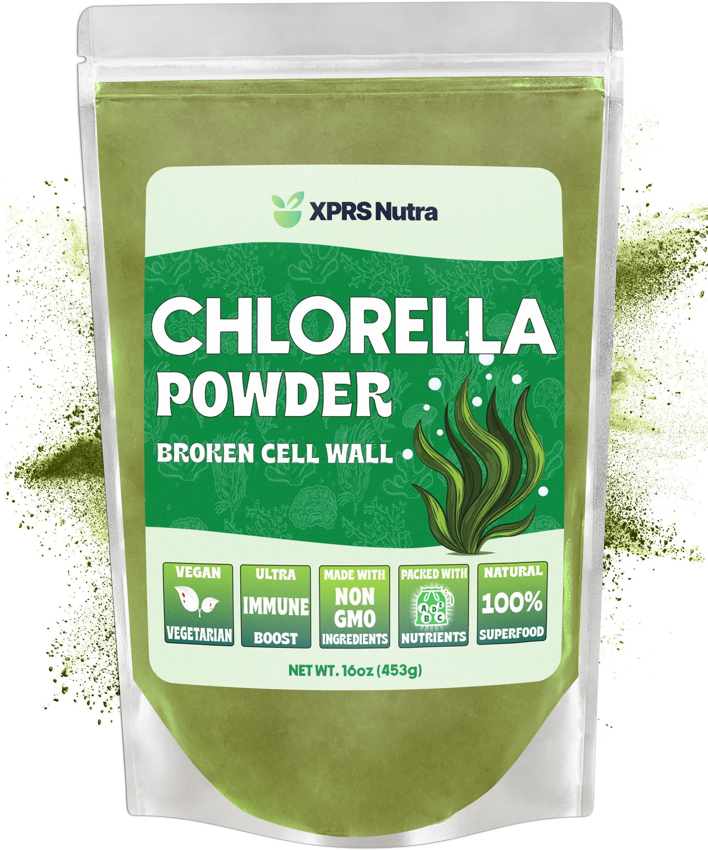 XPRS Nutra Chlorella Powder 16 oz