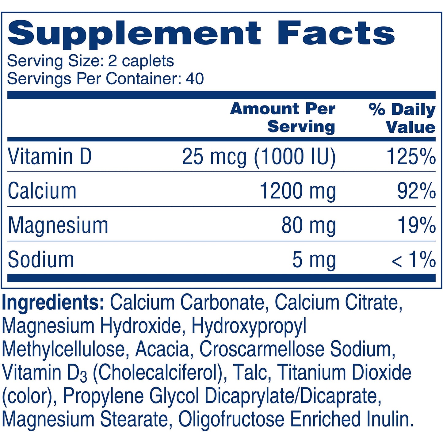 CITRACAL Calcium + D Caplets 320