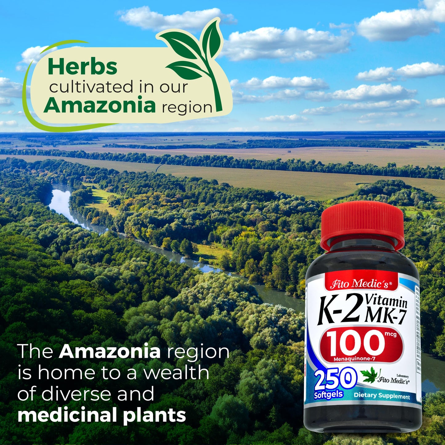FITO MEDIC'S Vitamin K2 Softgels 250 Count