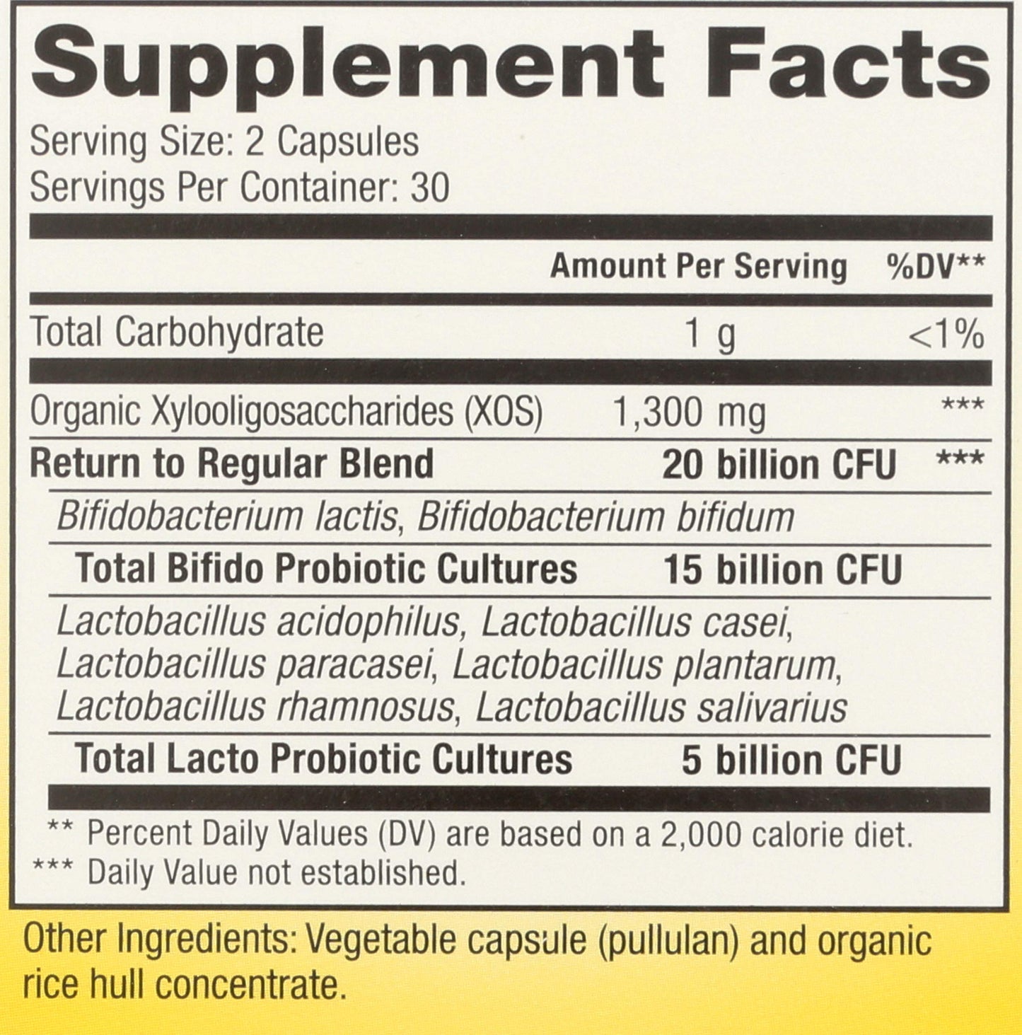 Renew Life Return to Regular Probiotic Capsules, 60 Capsules