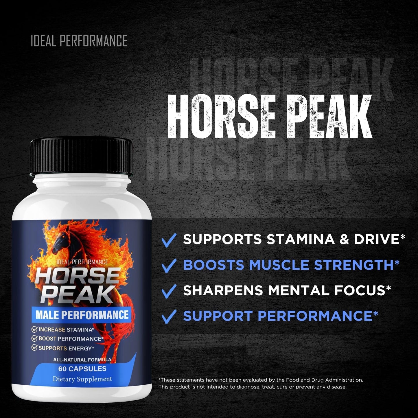 IDEAL PERFORMANCE Horsepeak Capsules, 60 Capsules