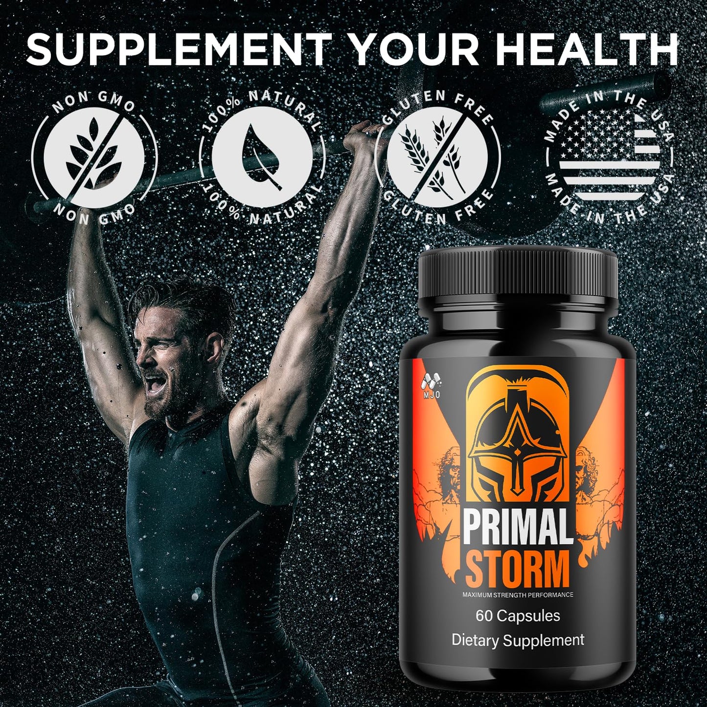 MJO Primal Storm Capsules 300 Capsules