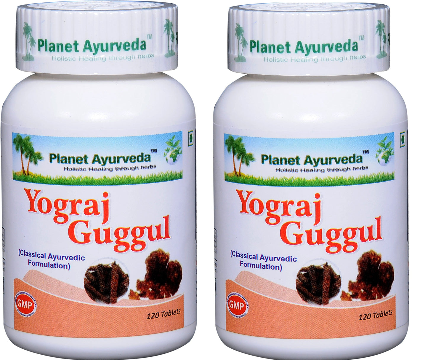 Planet Ayurveda Yograj Guggul Tablets, 2 Bottles