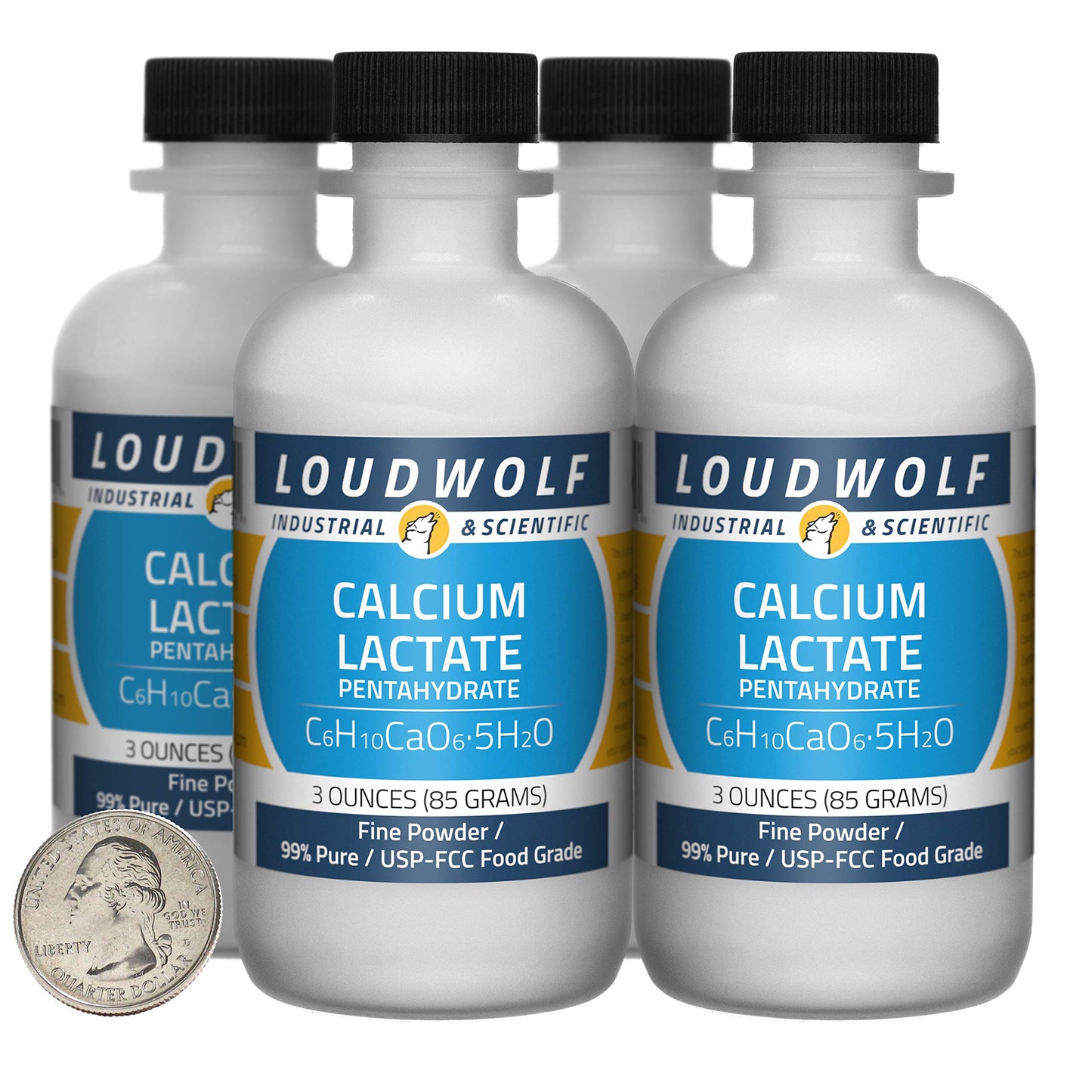 Loudwolf Calcium Lactate Powder 12 oz