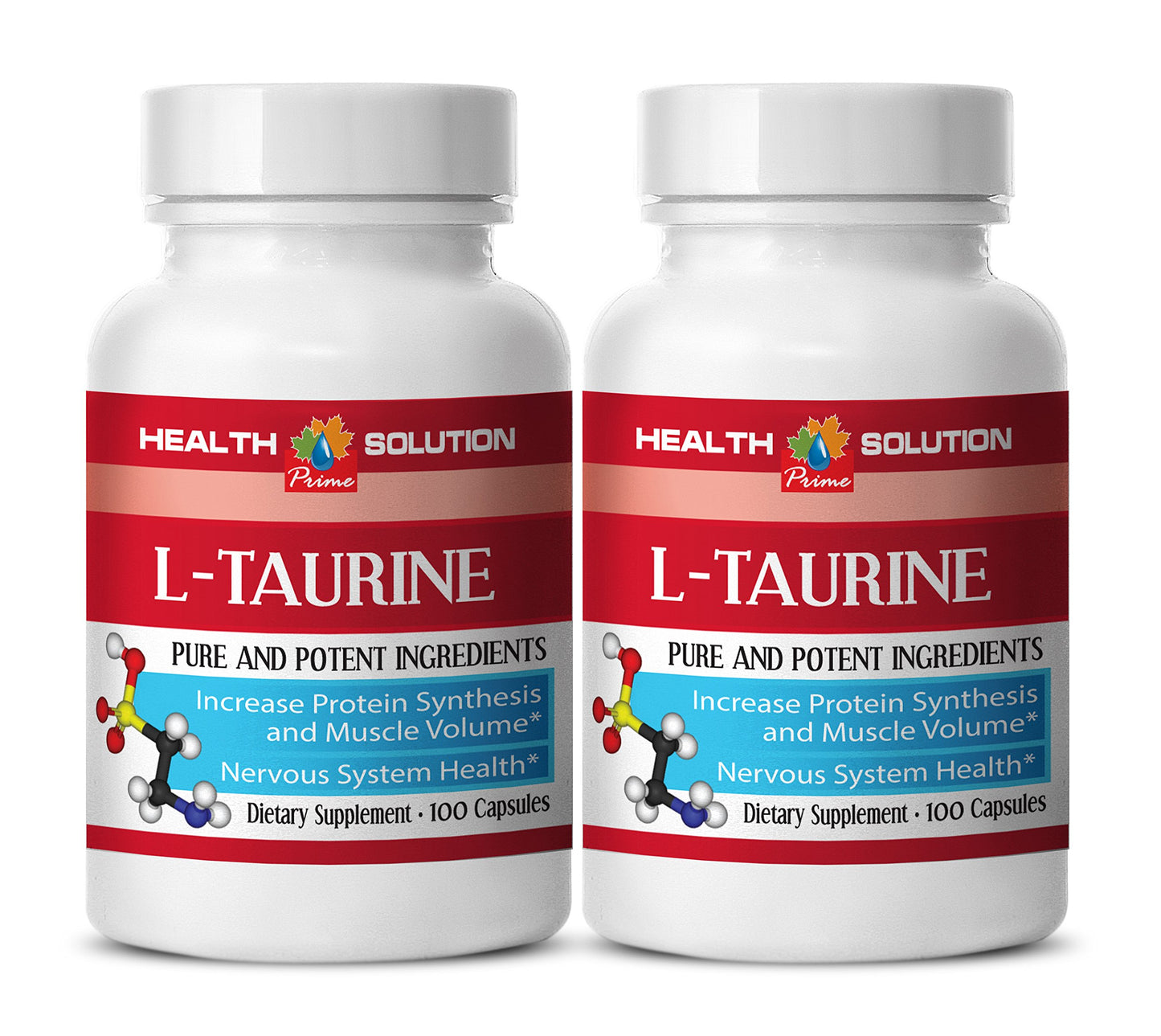 Health Solution Prime L-Taurine 500mg Capsule, 200 Capsules