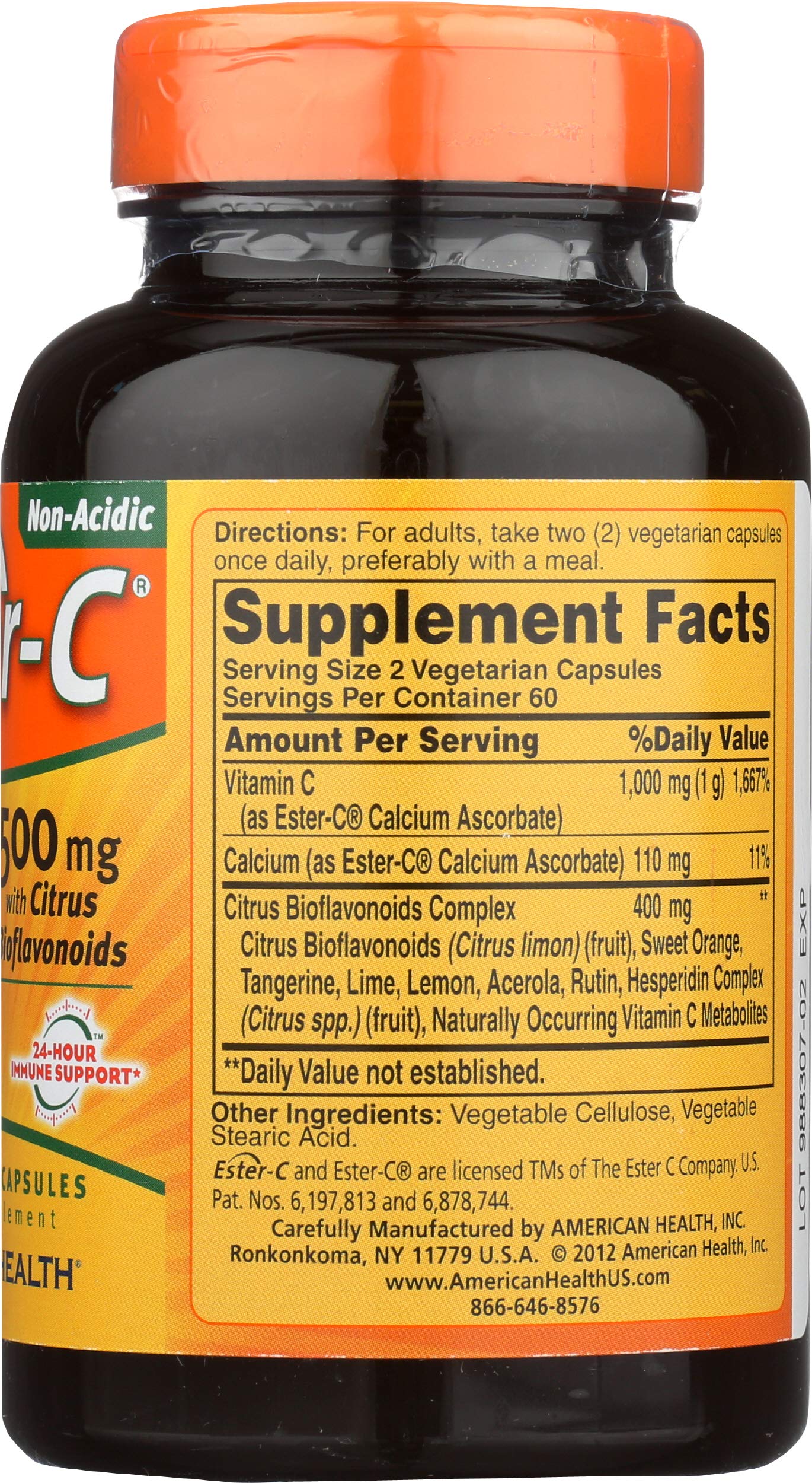 American Health Ester-C Capsules, 120 Count