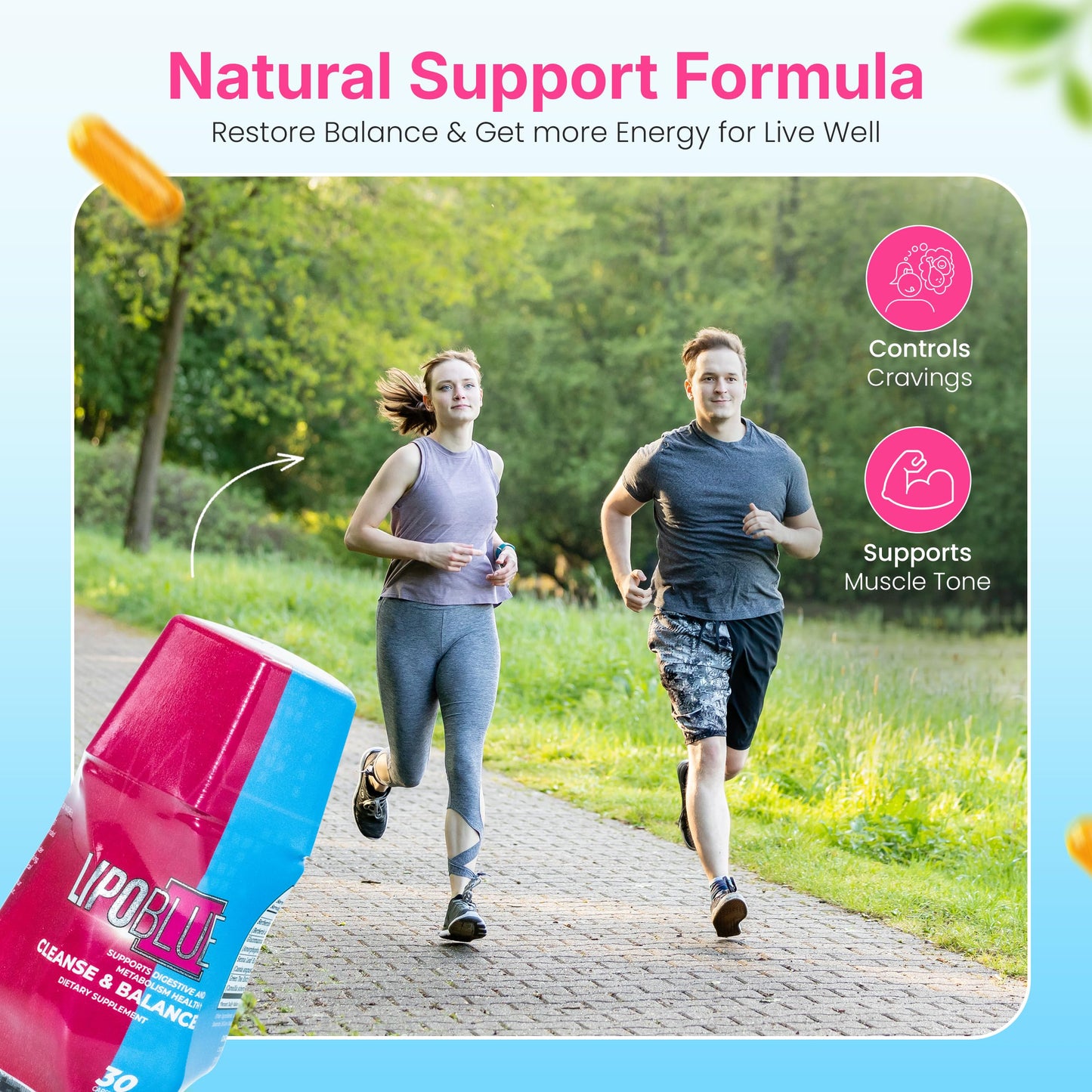 Generic Natural Supplement for Wellness Support Capsule 30 Count