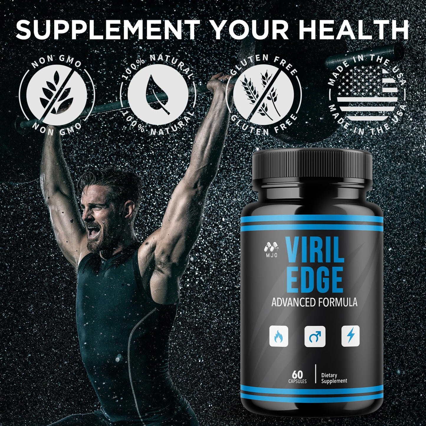 MJO Viril Edge Capsules 120 Capsules