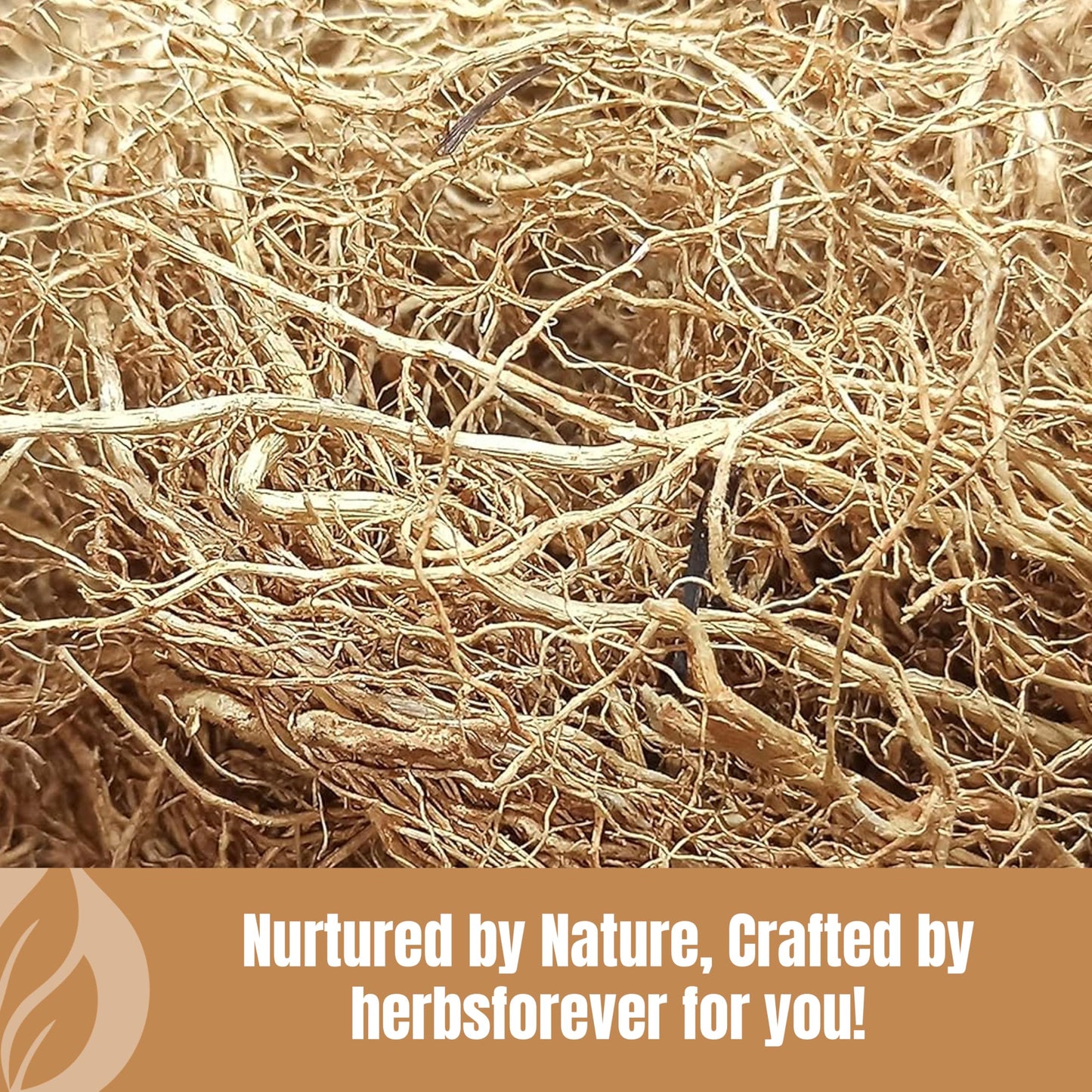 Herbsforever Khas Powder Vetiveria Zizanioides Natural Dietary Fiber Non-GMO Vegan Gluten-Free, 16 Ounce