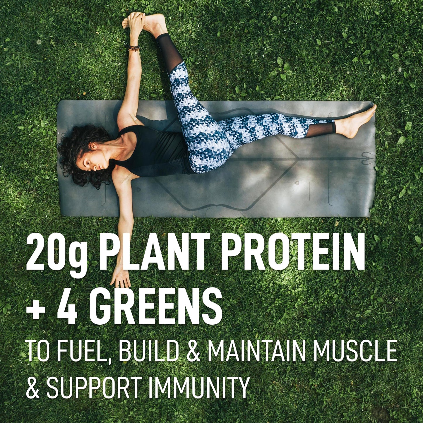 LeanFit Plant-Based Protein & Greens Powder Natural Chocolate 20 Servings
