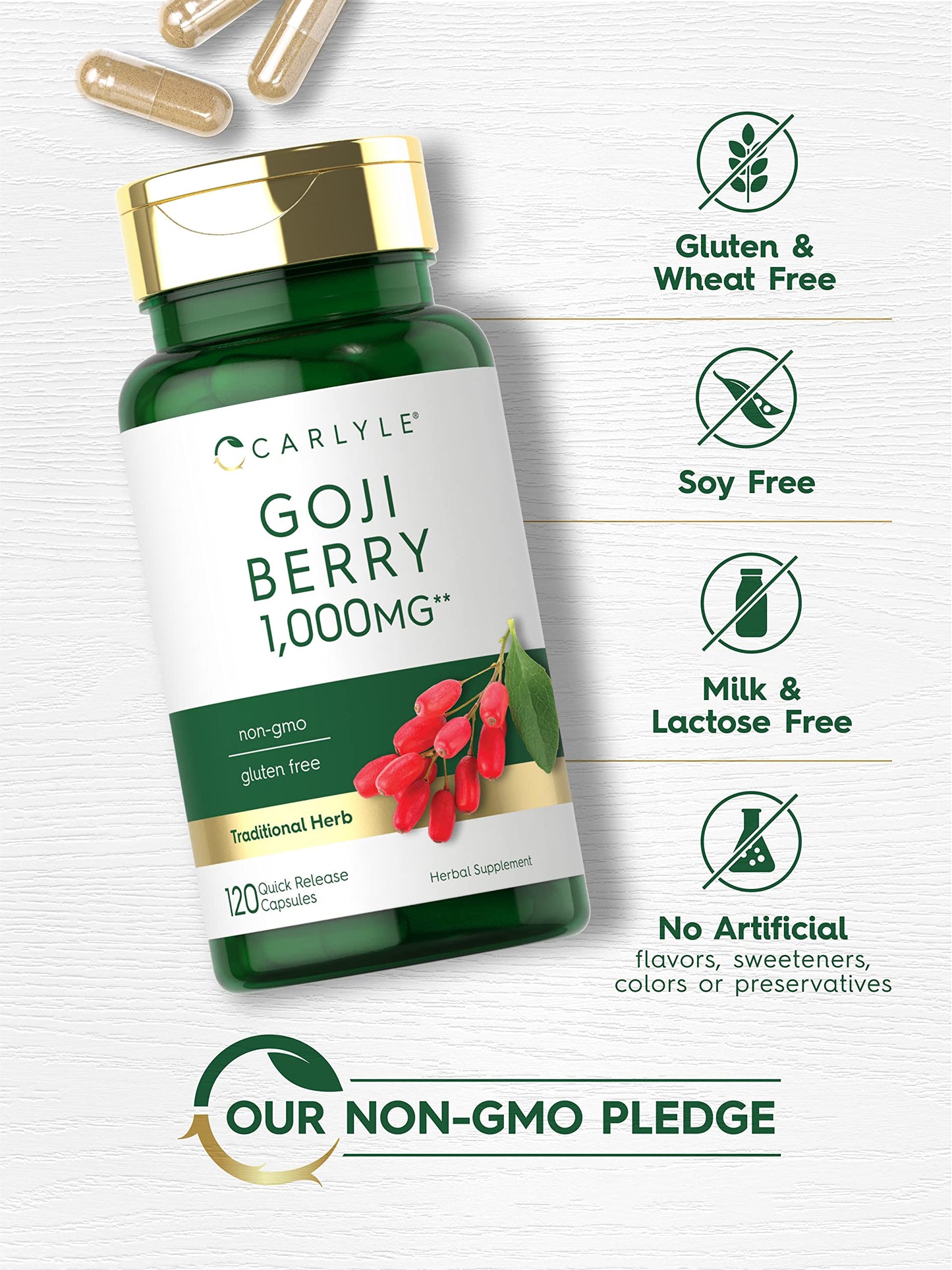 Carlyle Goji Berry 120 Capsules