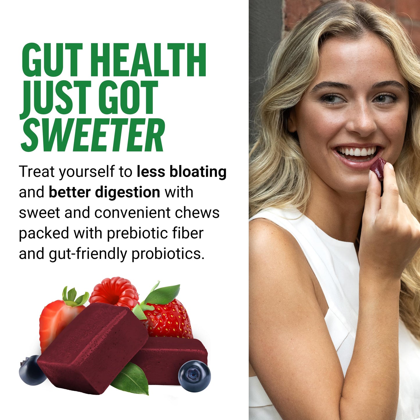 Force Factor Smarter Greens Superfood Chews Chewable 180