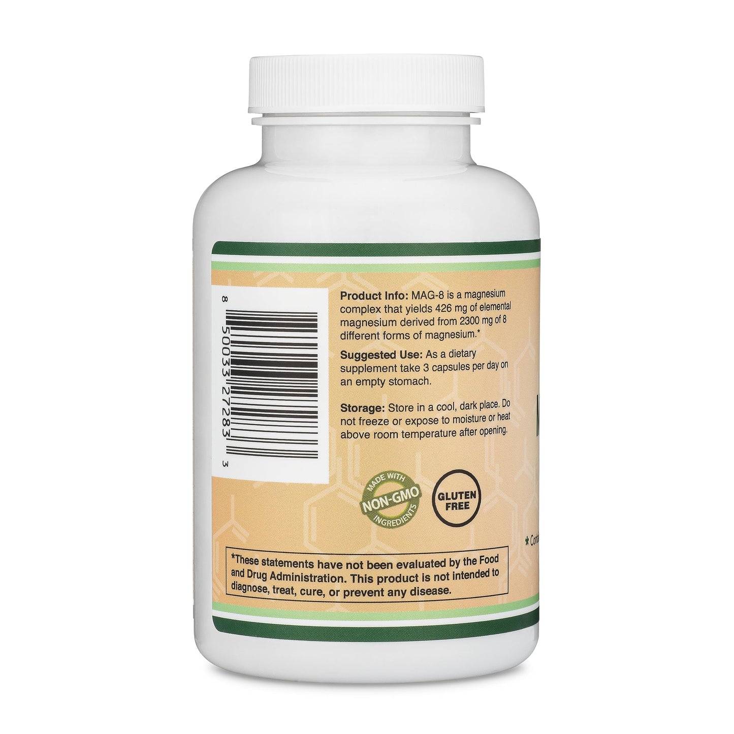 Double Wood Supplements Magnesium Complex Capsules 180 Count