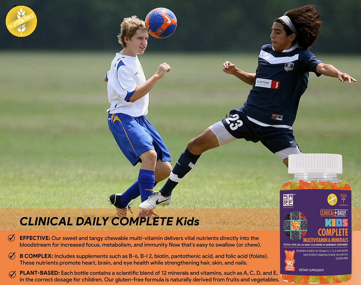 Clinical Daily Complete Kids Multivitamin Gummy 90 Count