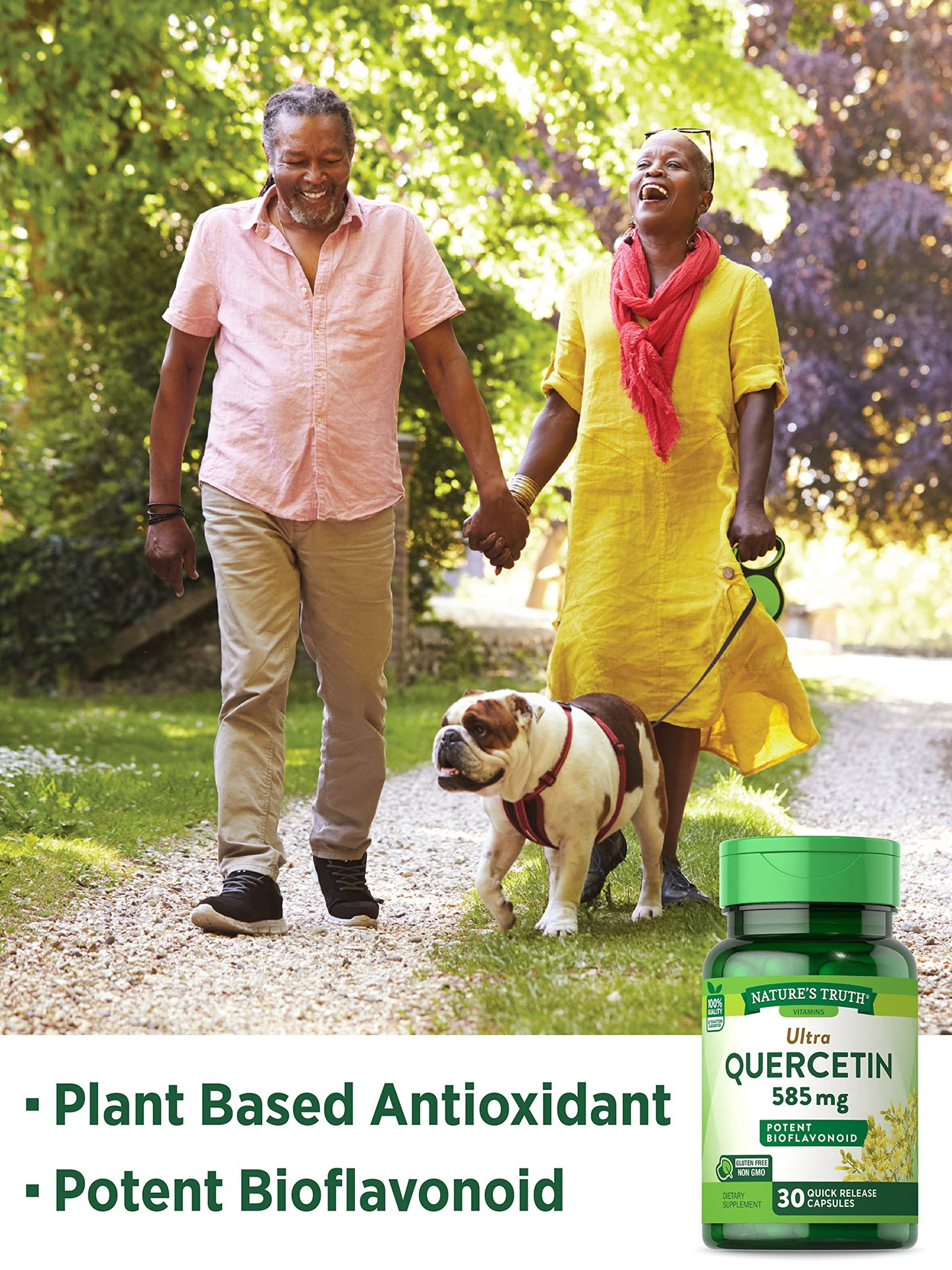 Nature's Truth Quercetin 585mg Capsules, 30 Count
