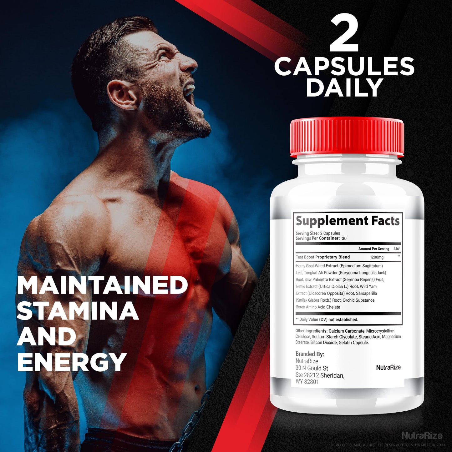 NutraRize Monster XL Capsules, 120 Count