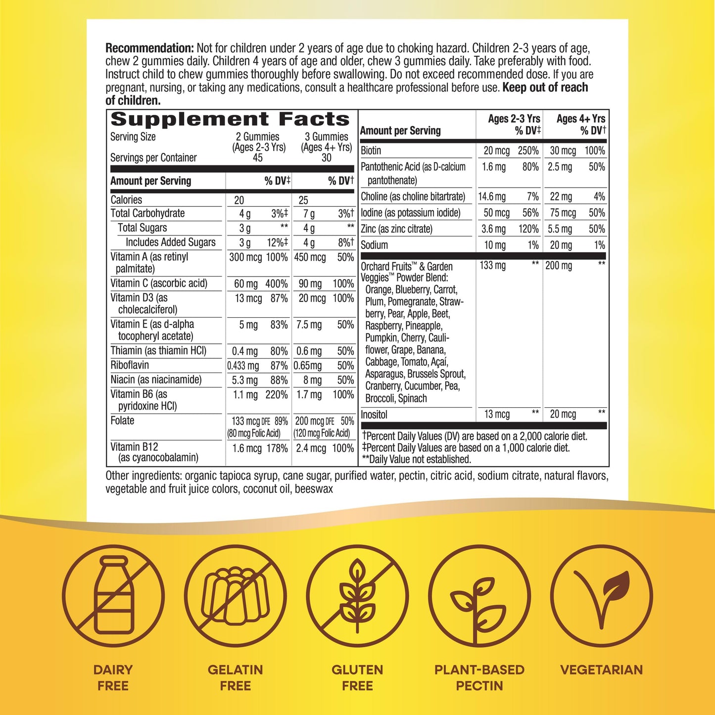 Nature's Way Alive! Children's Premium Gummy Multivitamin 90 Gummies