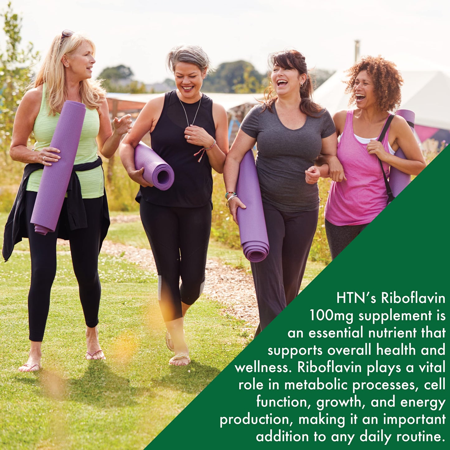 Health Thru Nutrition Riboflavin 100mg Vitamin B2 Capsule, 100 Count