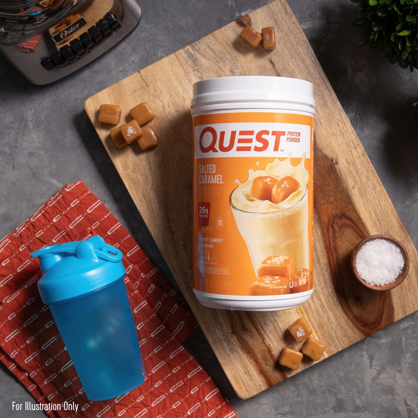 Quest Salted Caramel Protein Powder, 1.6 Pound, 24 Servings