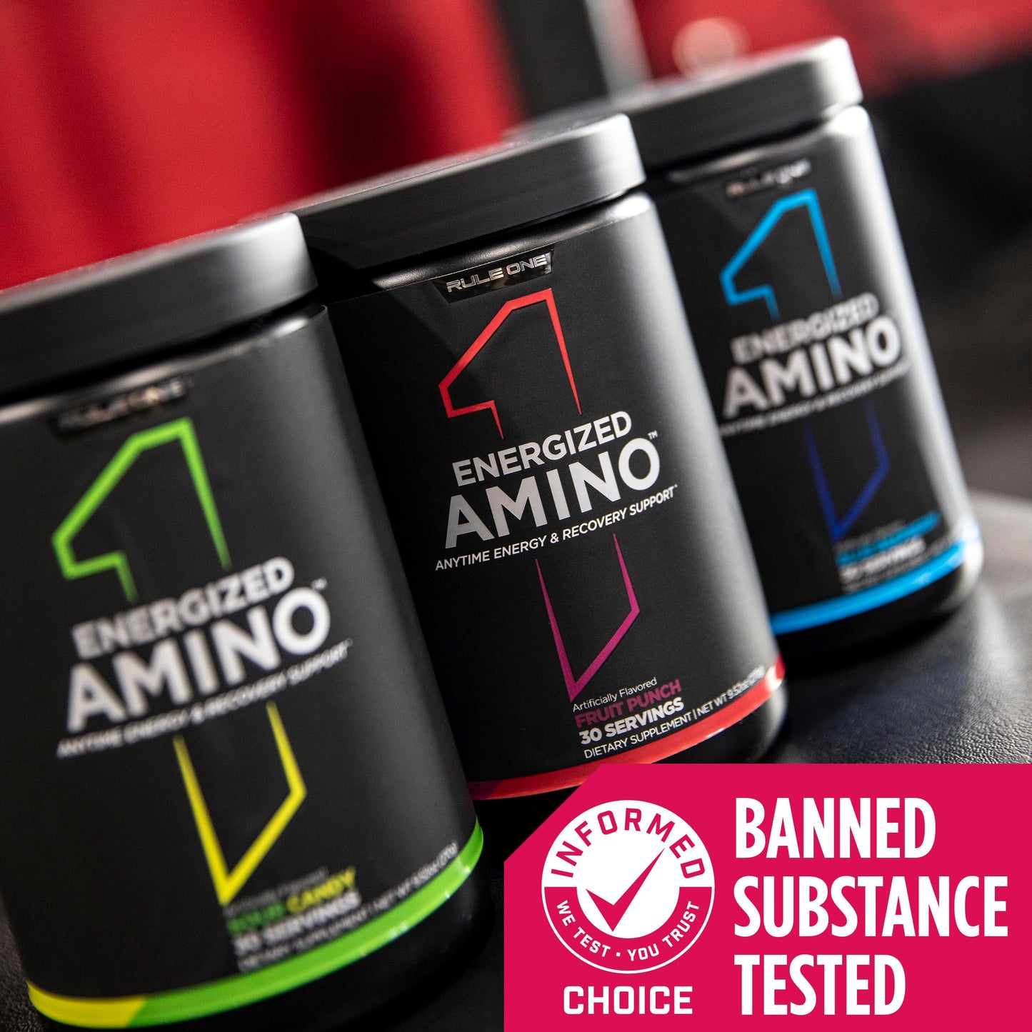 Rule 1 Proteins Energized Amino Powder 9.5 oz