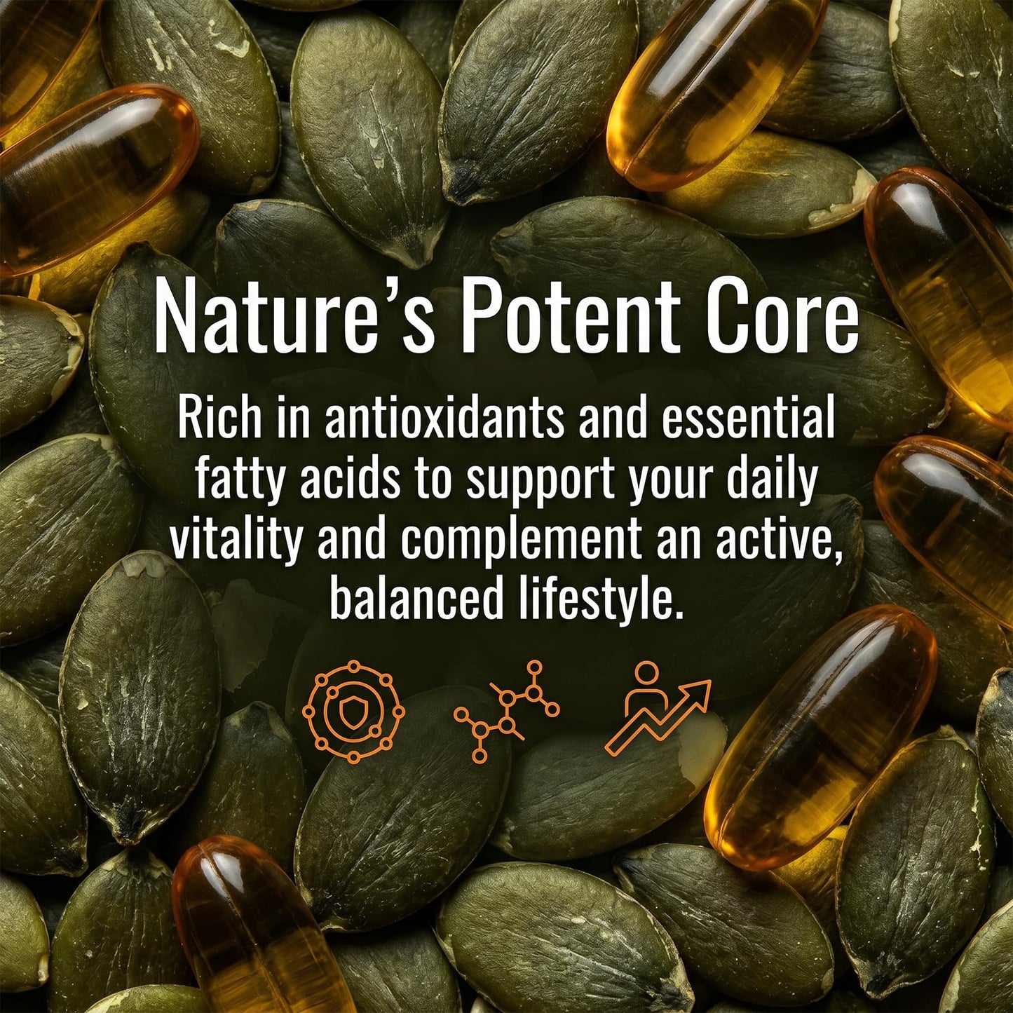 Guluxly Pumpkin Seed Oil Softgels with Natural Phytosterols & Essential Fatty Acids, Cold Pressed Formula for Urinary Health, Hair & Skin Support, Non-GMO Daily Wellness Supplement, 300 Softgels