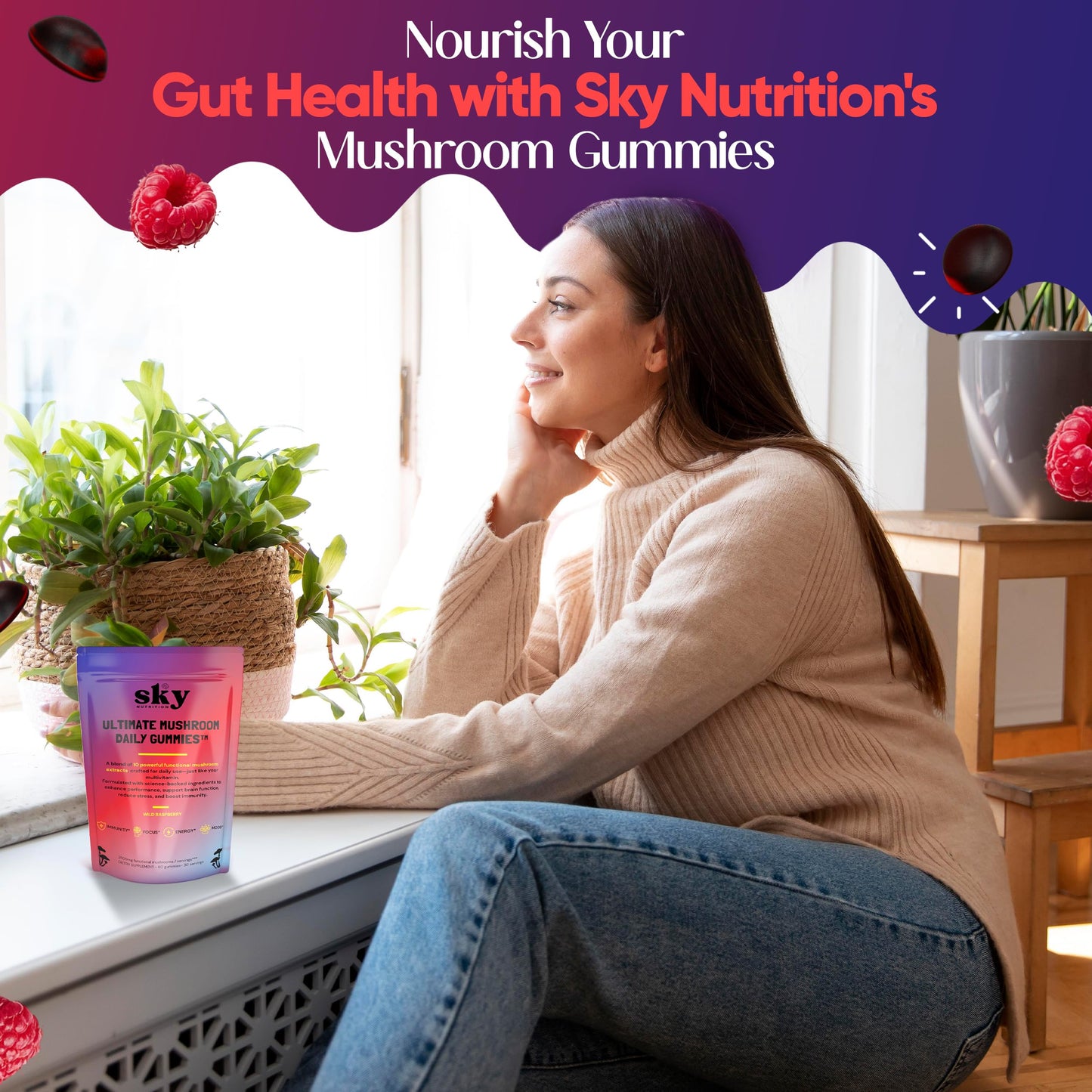 SKY NUTRITION Mushroom Gummies Gummy 1