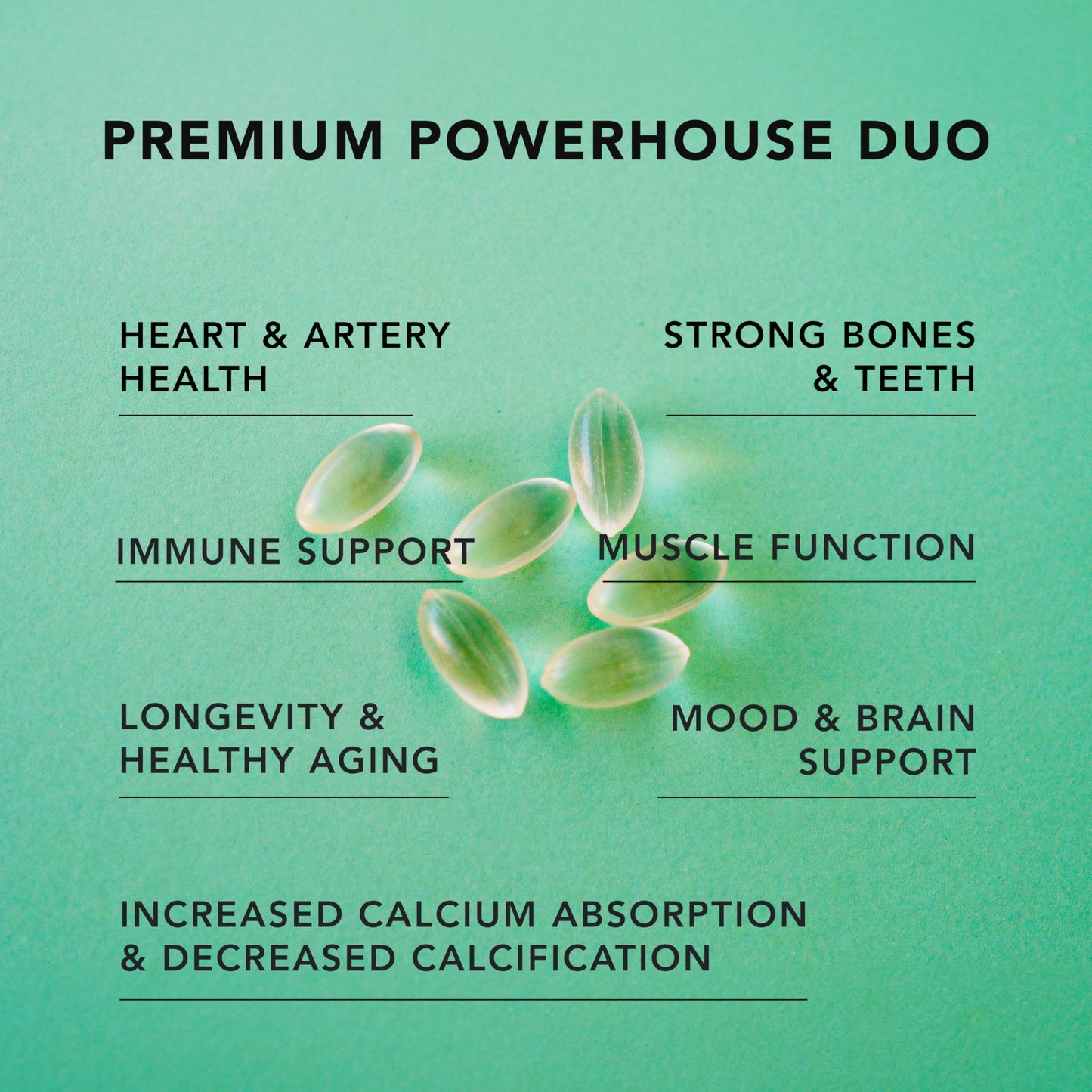 AMANDEAN Vitamin D3 K2 Softgels 120