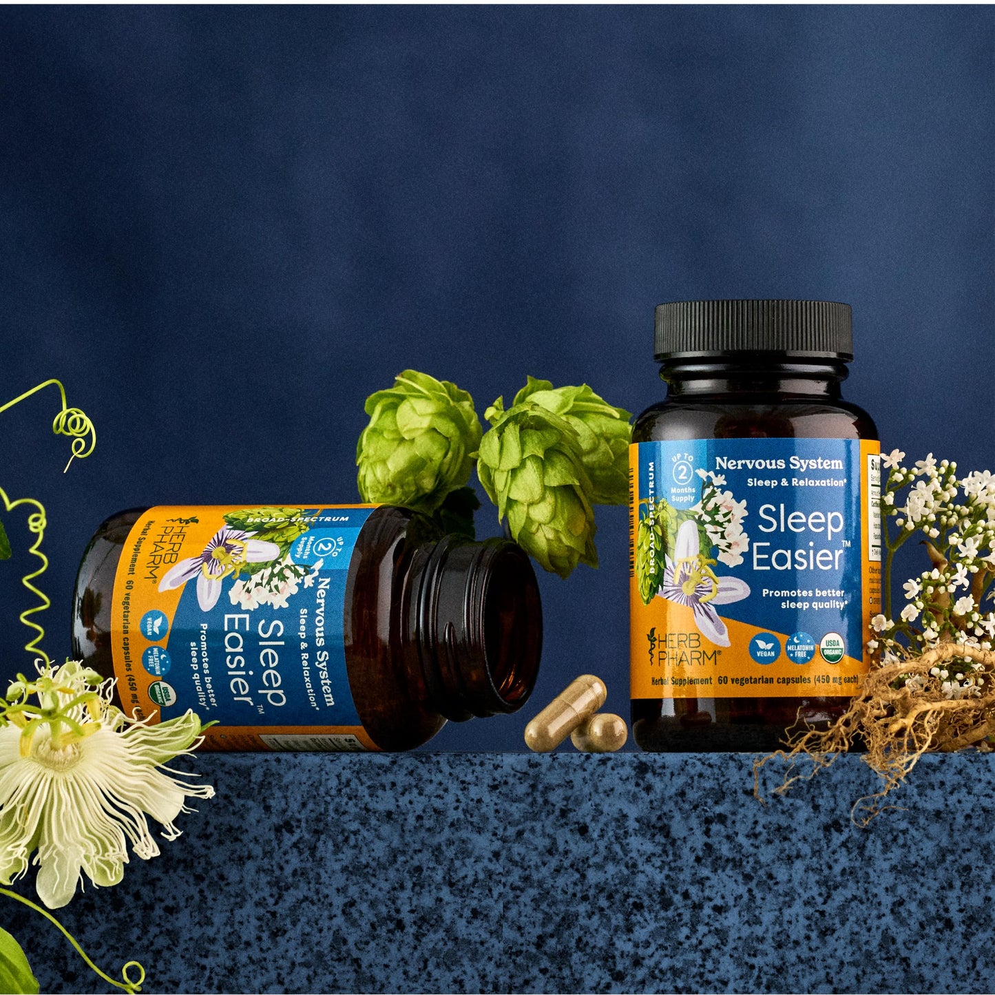 Herb Pharm Sleep Easier Capsules 60 Count