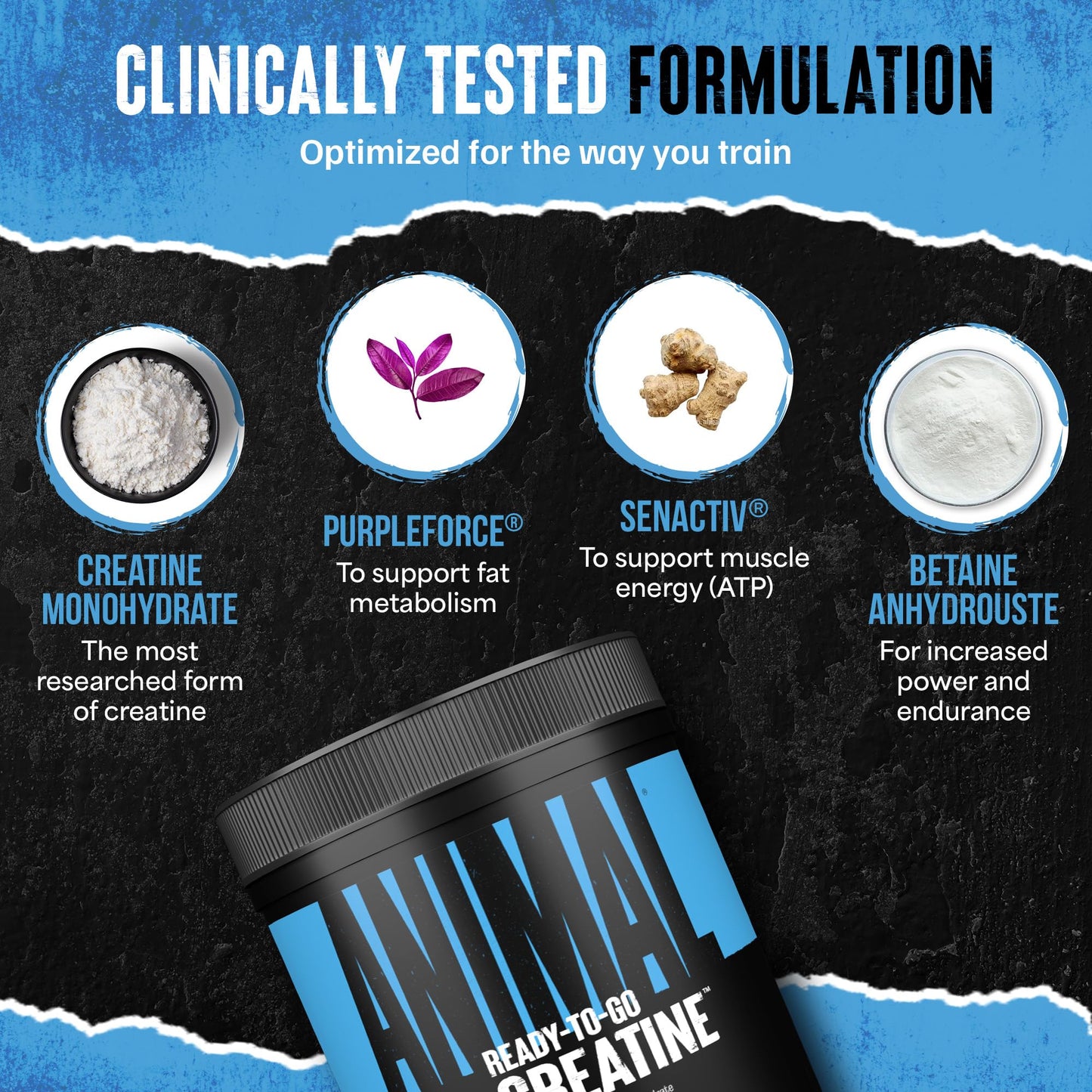 Animal Supercharged Creatine Powder Watermelon 9.95 Ounce
