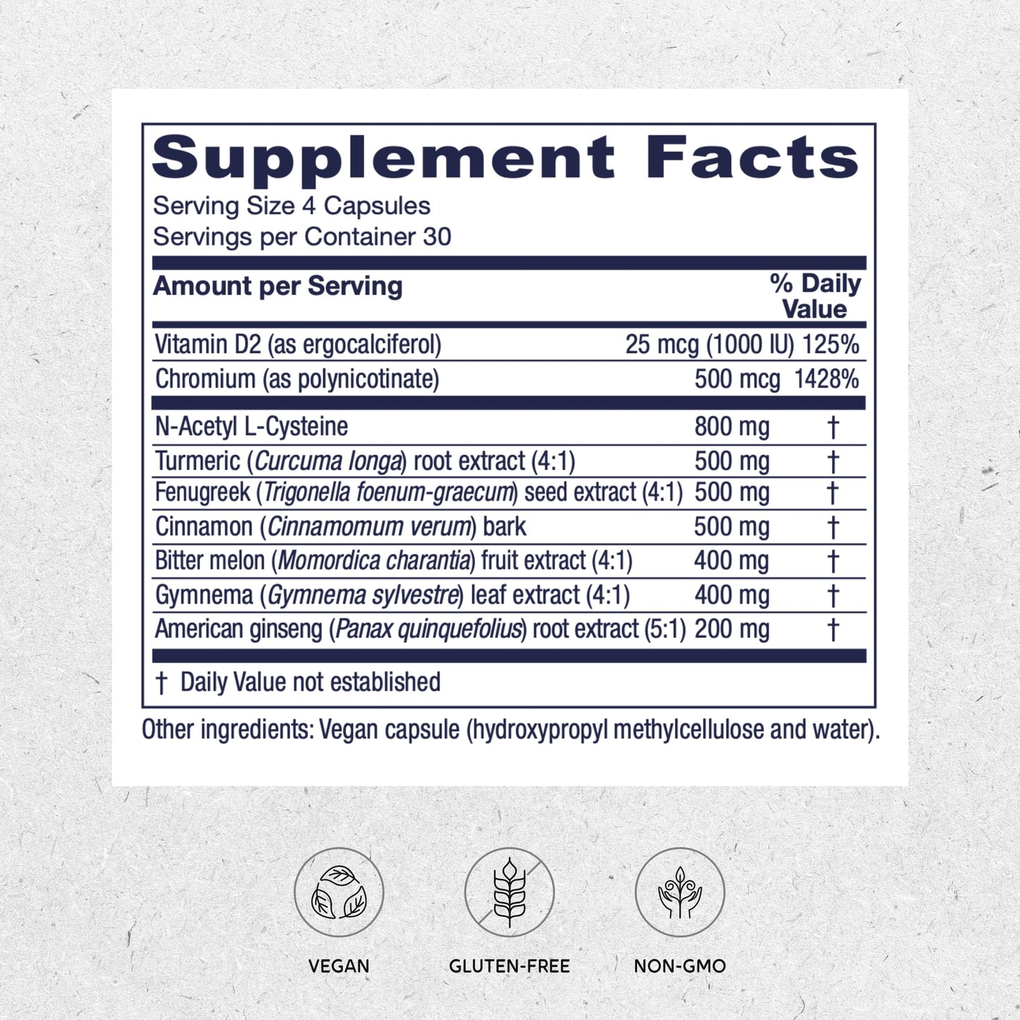 Vitanica Metabolic Manager Capsule, 120 Count