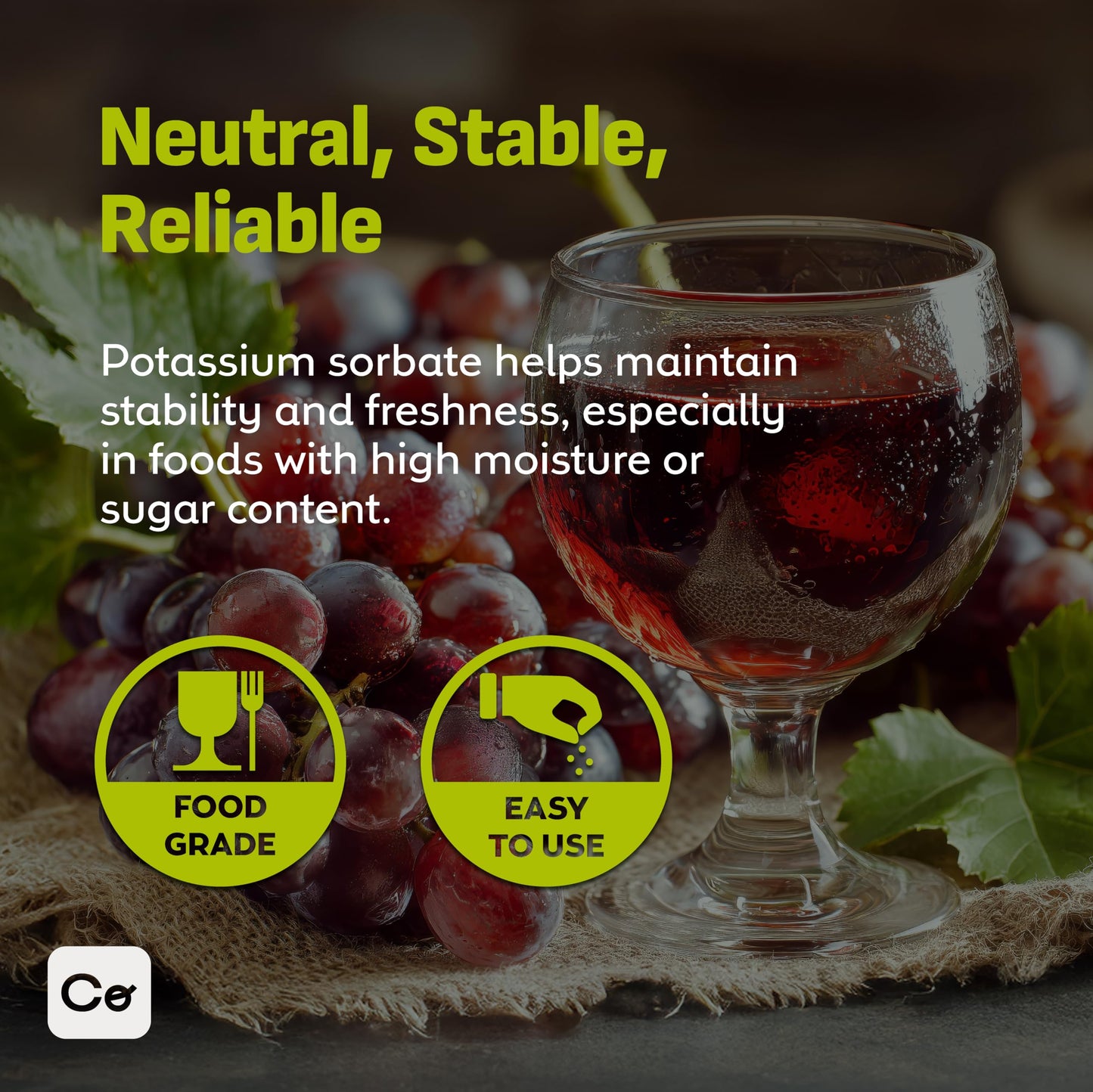 Coolinario Potassium Sorbate Powder 52.8 Ounce