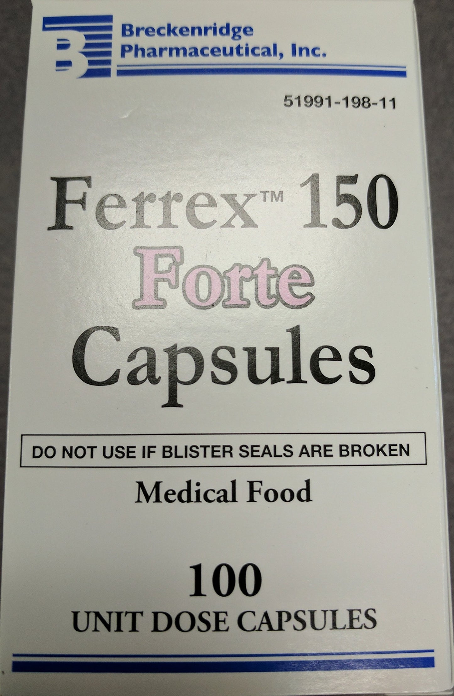 FERREX-150 Ferrex 150 Forte Capsules 100 Count