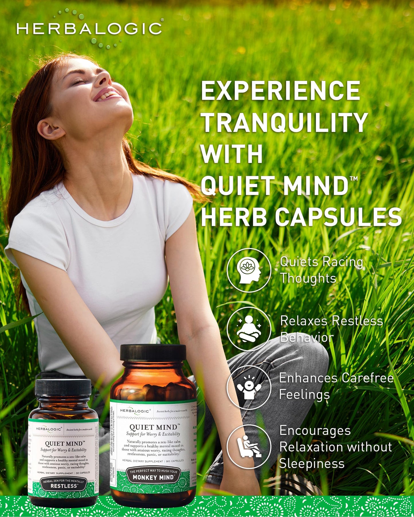 Herbalogic Quiet Mind Herb Capsule 90 Count