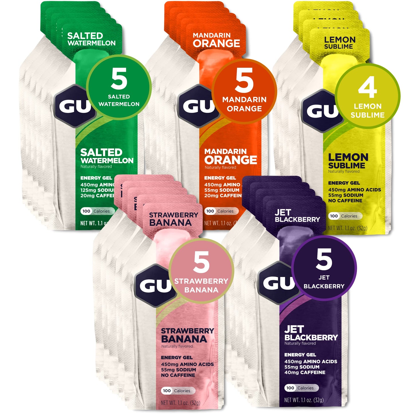 GU Energy Original Gels, 24-Count