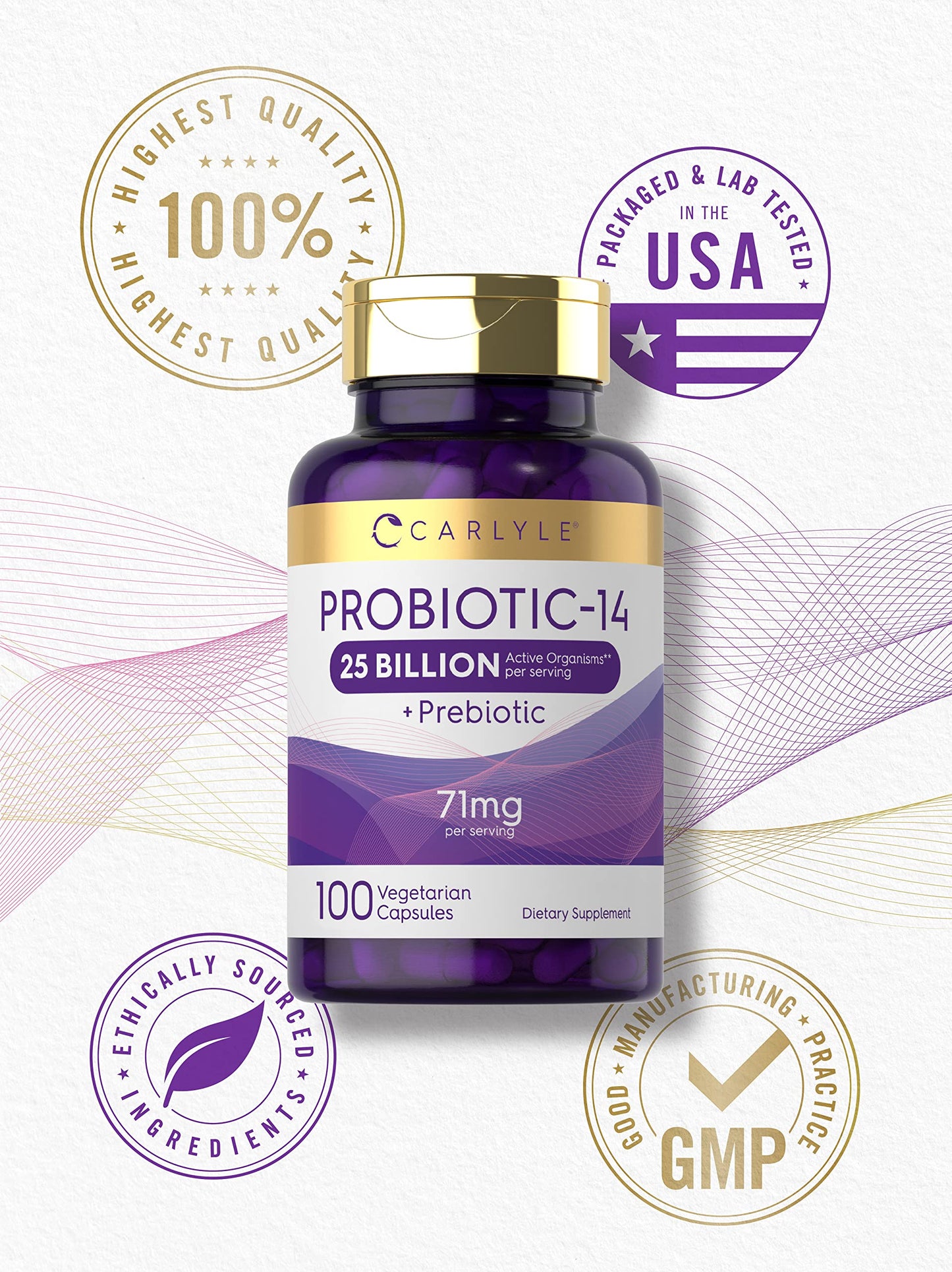 Carlyle Probiotics for Men and Women Capsule 100