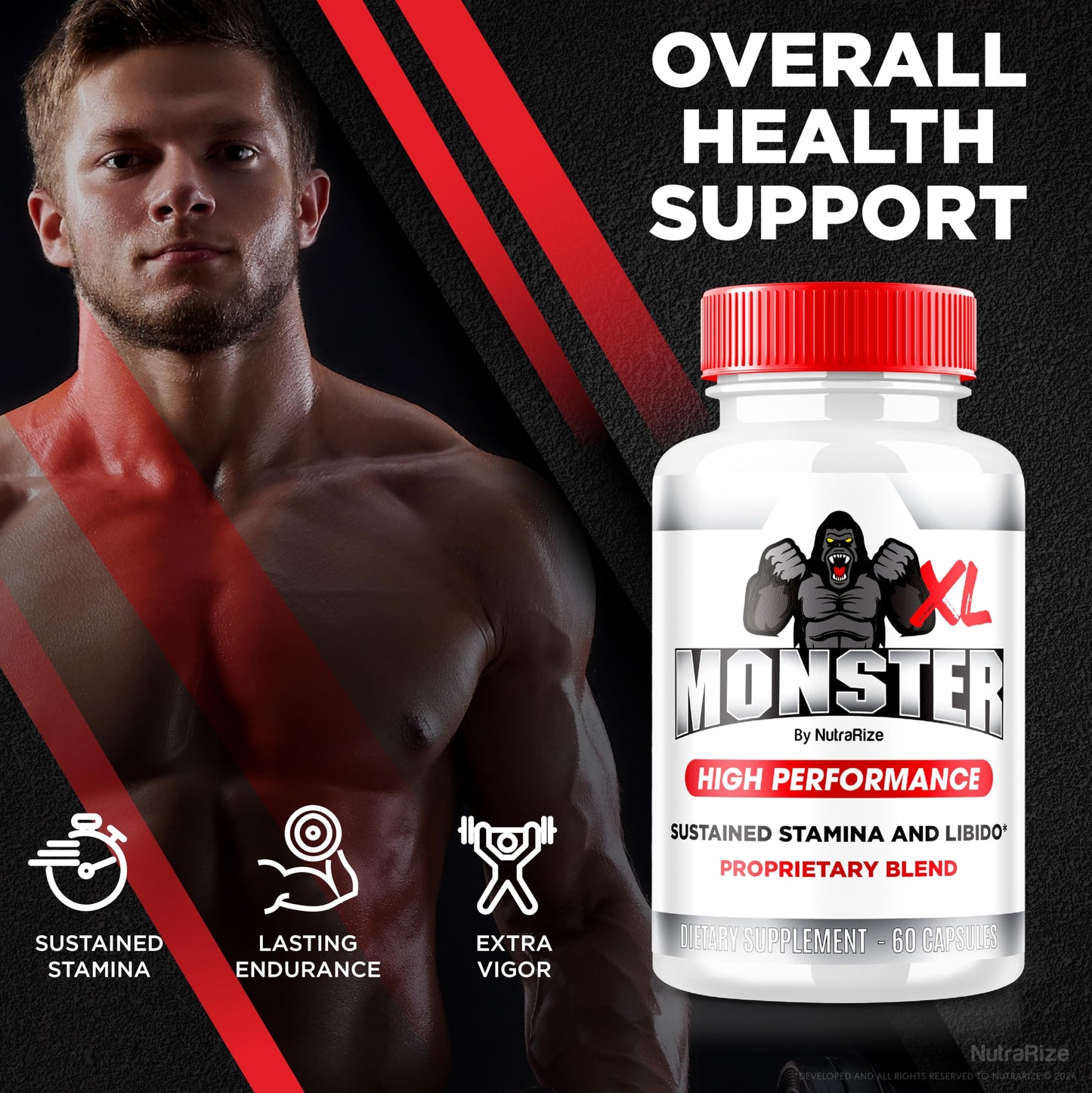 NutraRize Monster XL Capsules, 120 Count