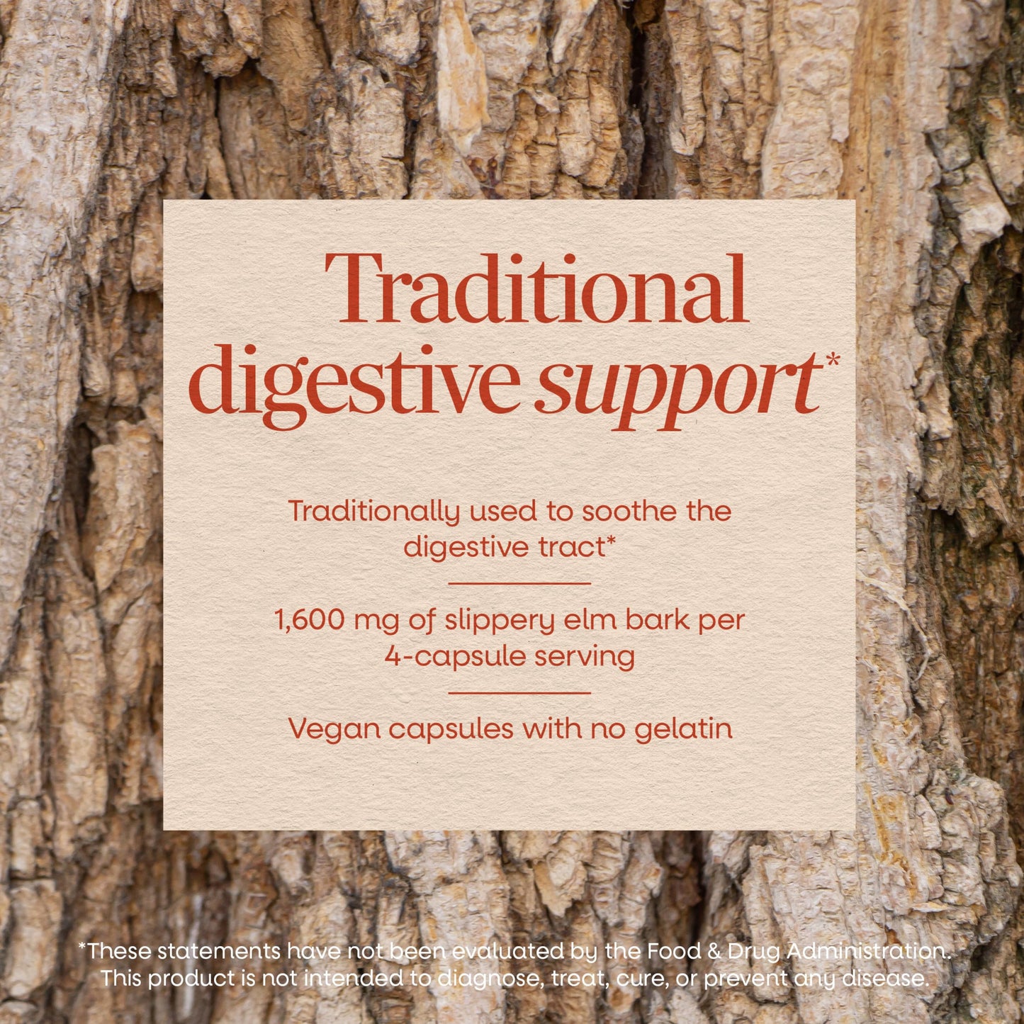 Nature's Way Slippery Elm Bark Capsules, 100 Capsules