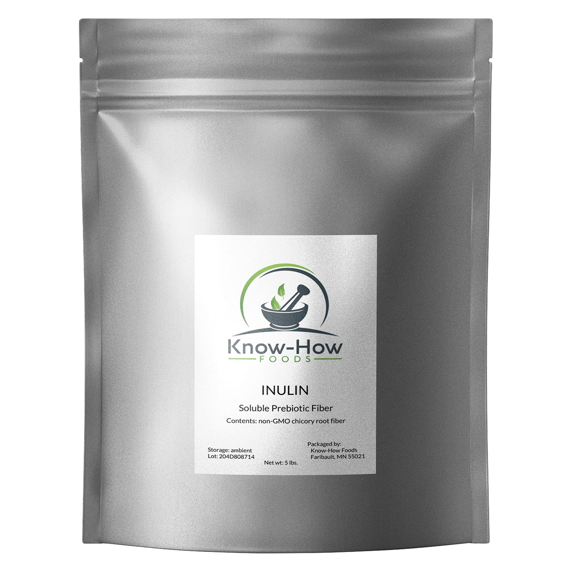 Know-How Foods Inulin (Chicory Root Extract Fiber) Powder 16