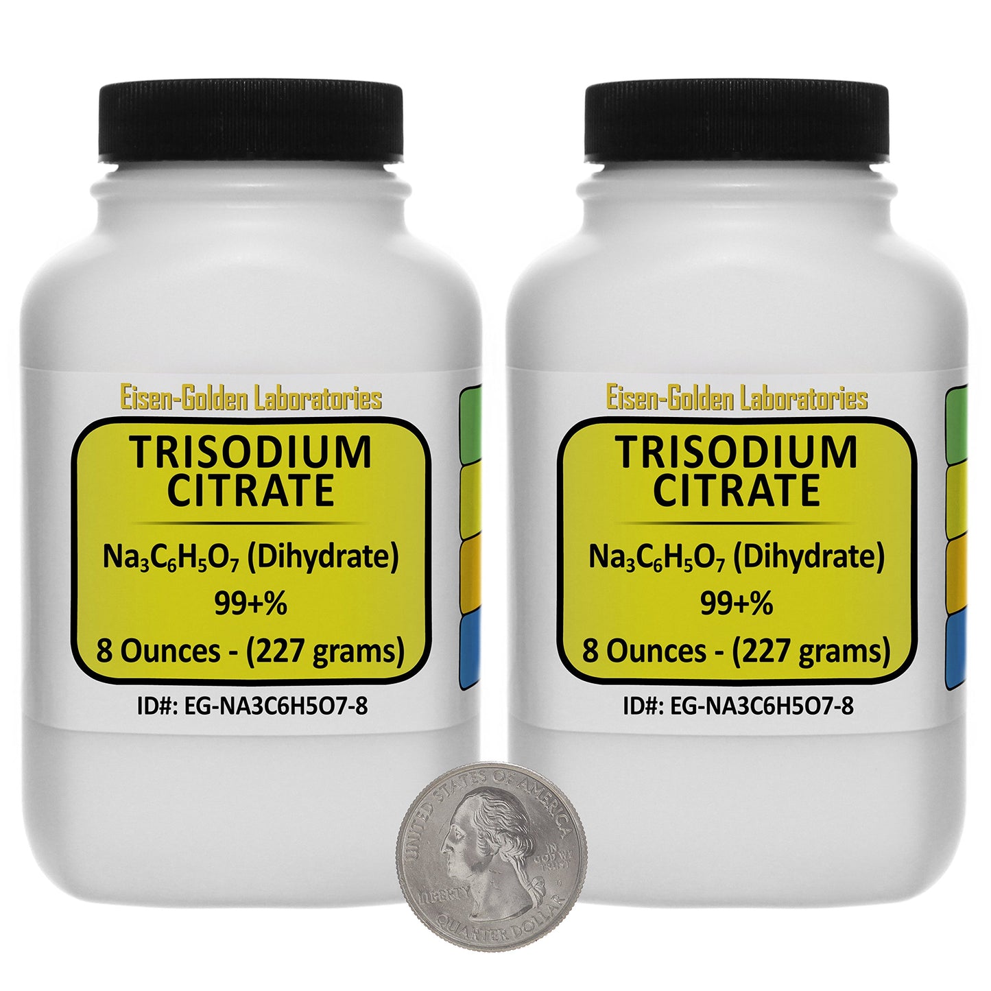 Eisen-Golden Trisodium Citrate USP Grade Powder, 2 Bottles