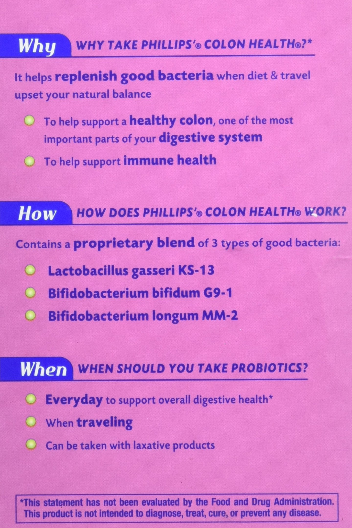 Phillips' Colon Health Probiotic Capsules, Capsule, 2