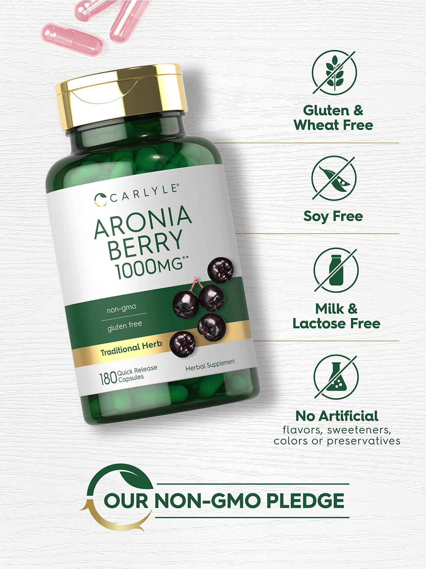 Carlyle Aronia Berry 180 Capsules