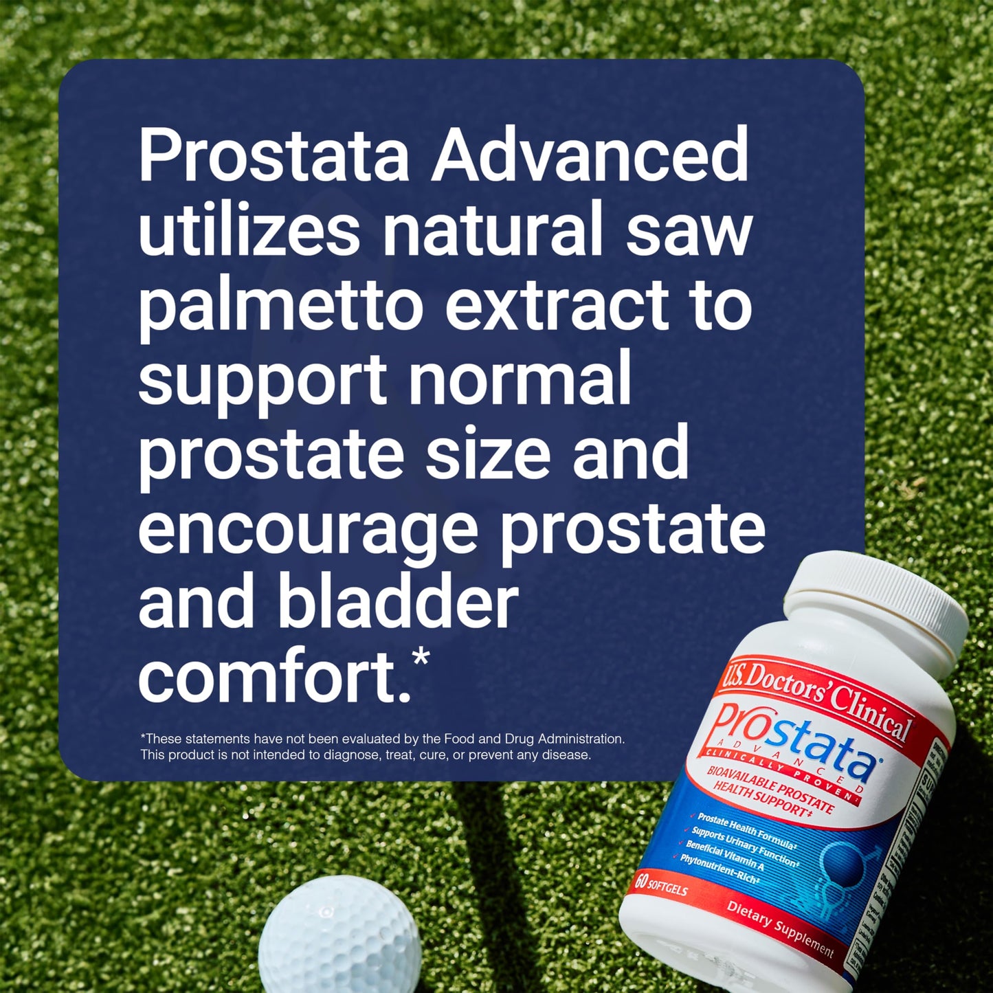 U.S.DOCTORS'CLINICAL Prostata Prostate Supplement for Men Softgels 60