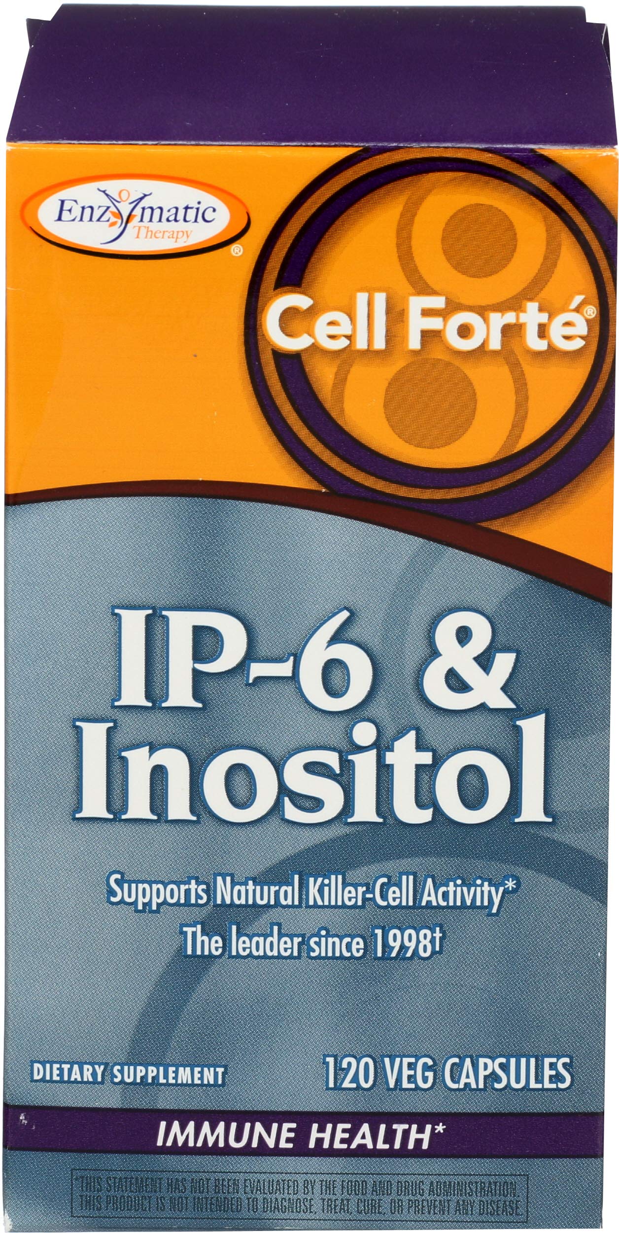 Enzymatic Therapy Cell Forte IP6 and Inositol Capsules, 120 Capsules