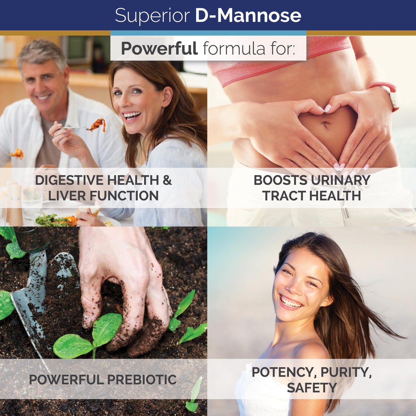 Superior Labs D-Mannose 500 mg 120 Veg Caps