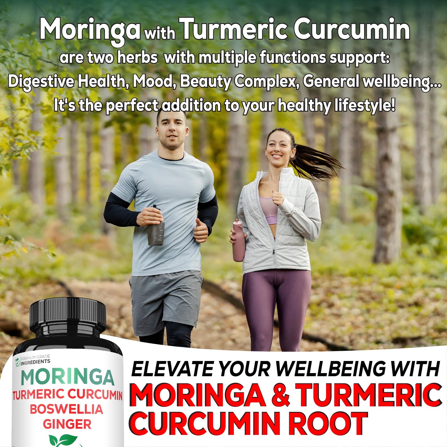 Satoomi 9in1 Moringa Capsules, 60 Count