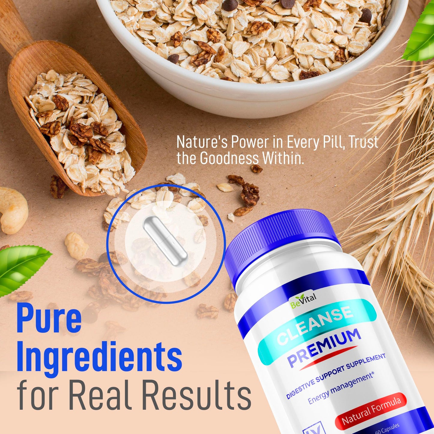 LIVORKA Bevital Cleanse Premium 60 Capsules