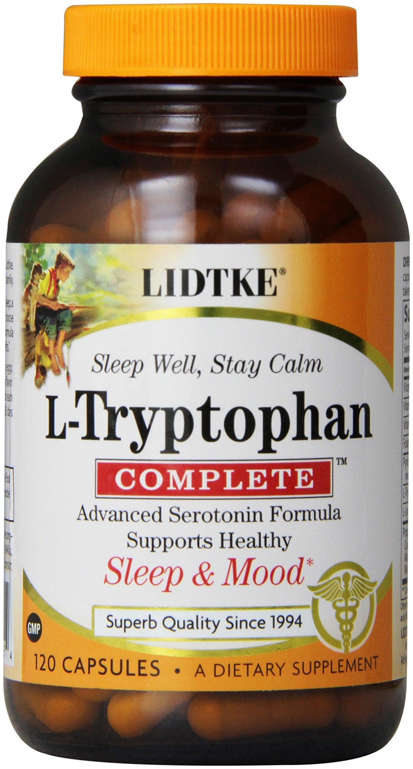 Lidtke L-Tryptophan Complete Capsules, 120 Capsules