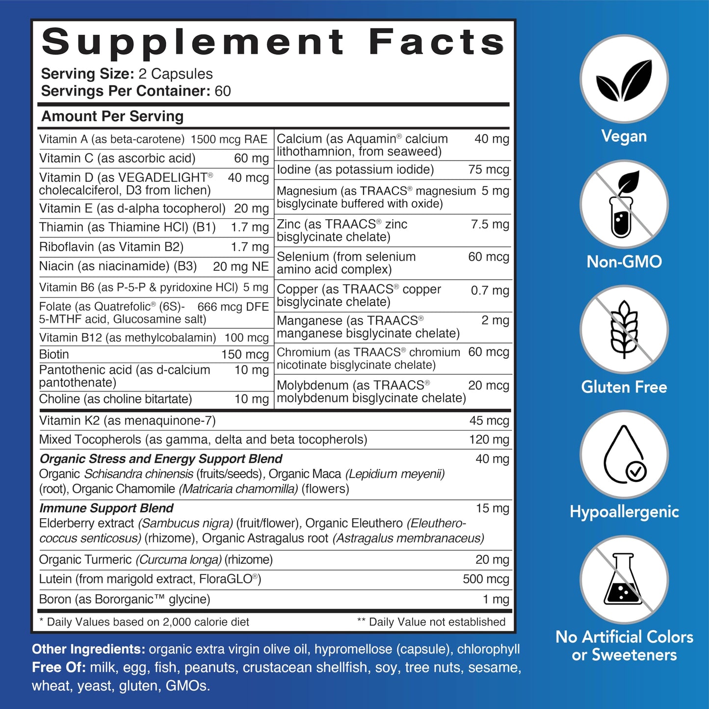 Patient One Multi Essentials Plus Capsules, 120 Count